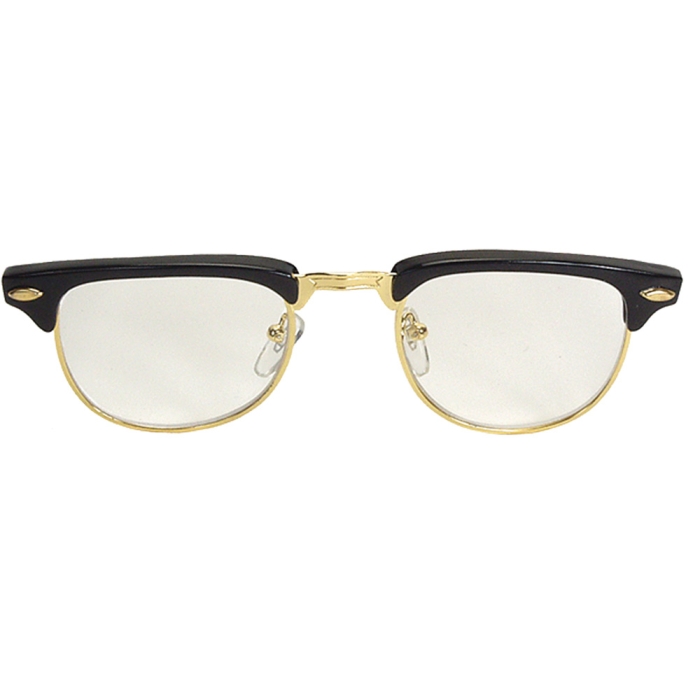 Glasses Mr 50'S Blk Clr