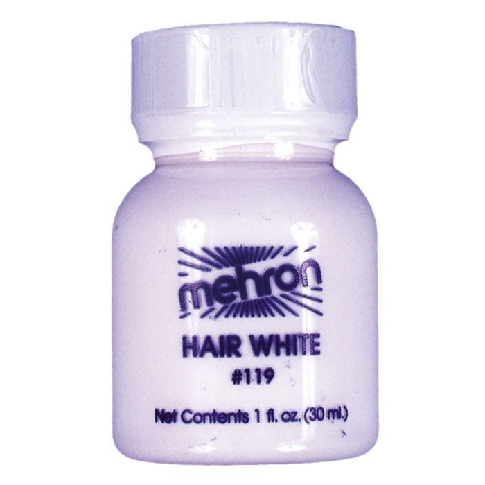 Hair White 1 Oz Plstc Botl