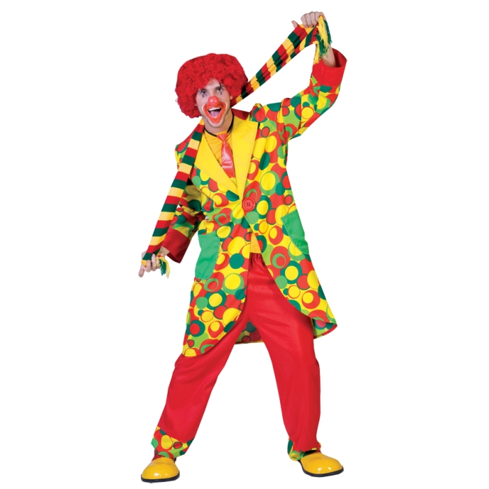Bubbles Clown Adult Small