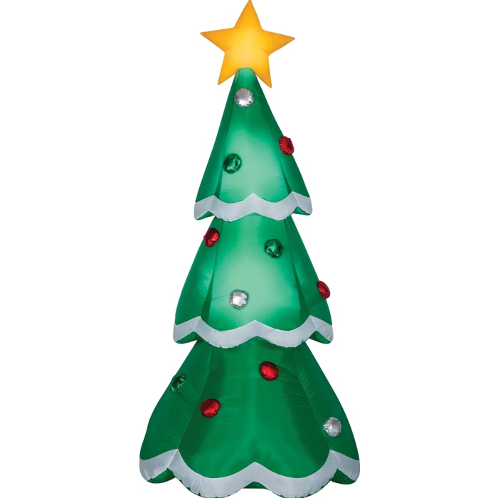 Airblown Metallic Xmas Tree