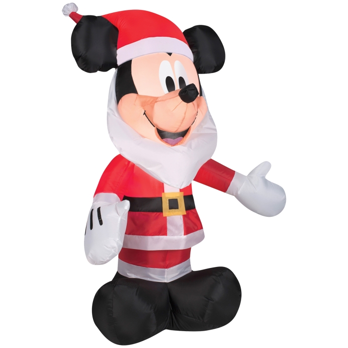 Airblown Mickey W Santa Beard