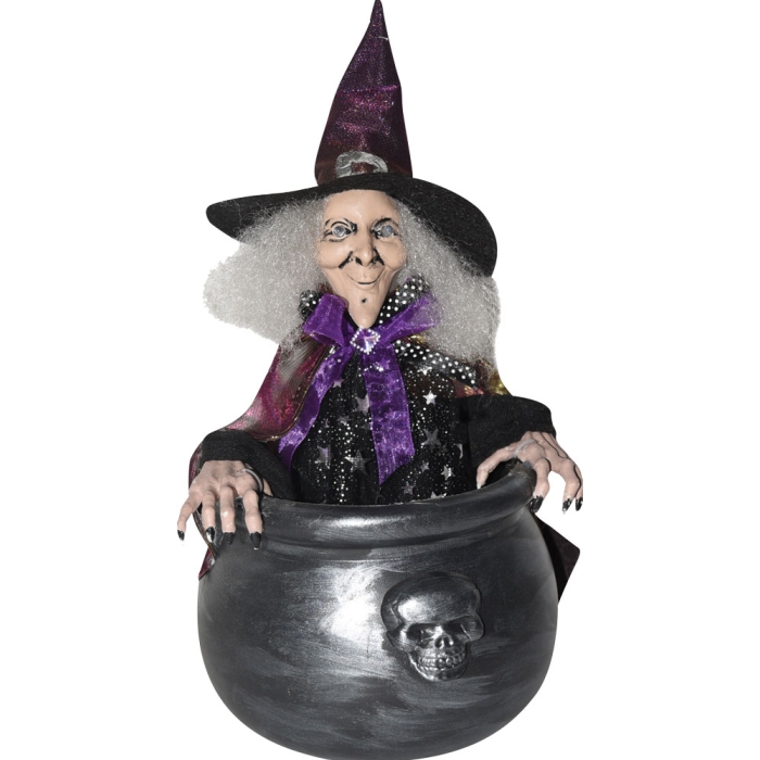 Bouncing Witch In Cauldron