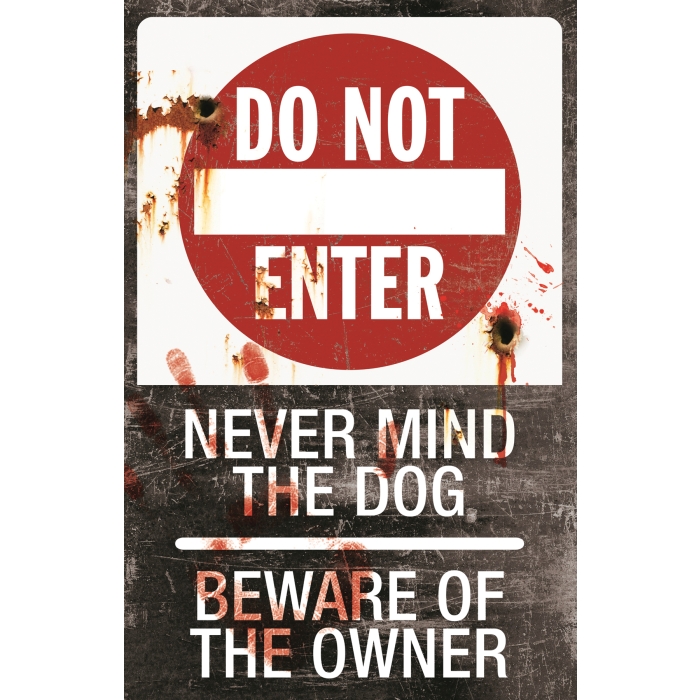 Metal Sign-Do Not Enter