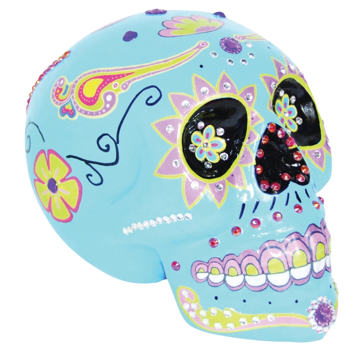 Blue Sugar Skull