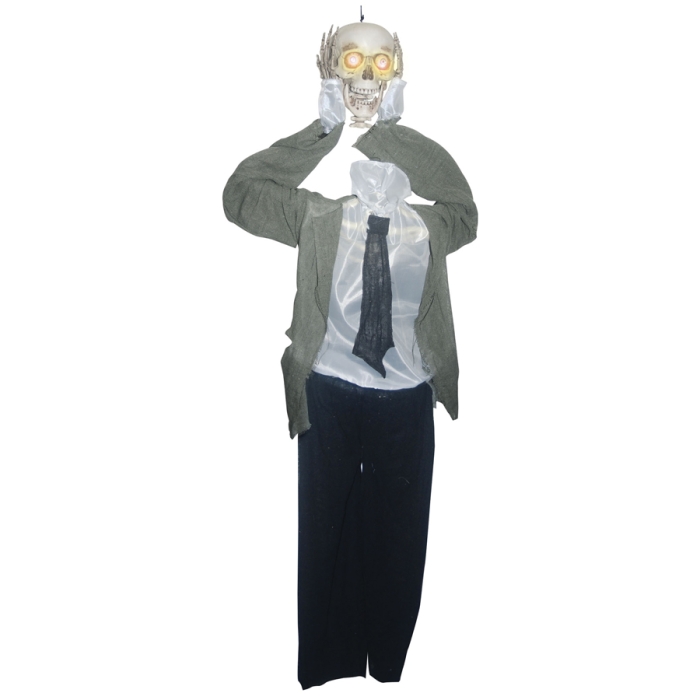 Animated Head Detached Skeleto