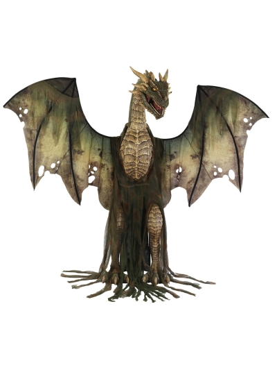 Winter Forest Dragon Animated 7Ft