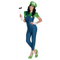 Luigi Female Deluxe Adult 4-6