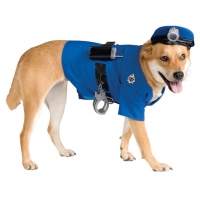 Pet Police Costume Medium