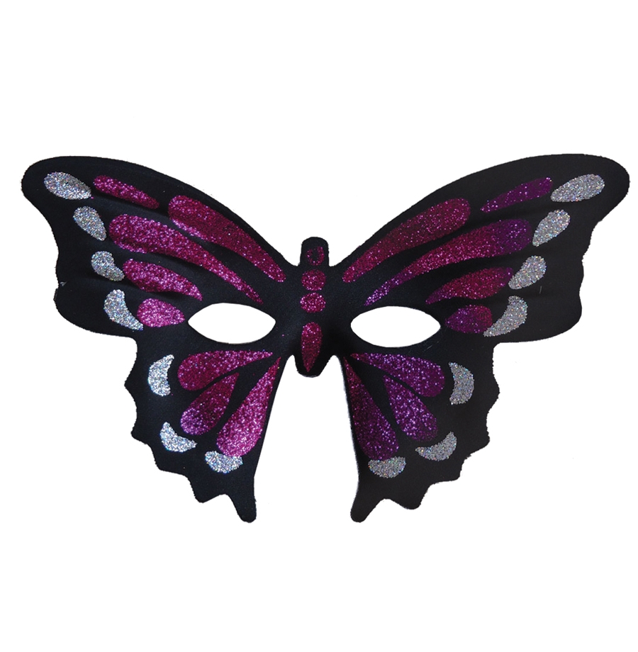 Butterfly Masquerade Mask Purp