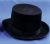 Top Hat Felt Qual Black Med