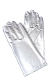 Gloves Reg Metallic Silver