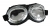 Glasses Aviator Goggles Bk/clr