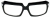 Glasses 80's Scratcher Blk Clr