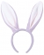 Bunny Ears Lavender/white