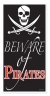 Beware Of Pirate Door Cover
