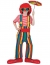 Striped Clown Overalls Ch Lg