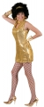 Disco Dress Gold Adult Small