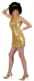 Disco Dress Gold Adult Large