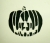 Stencil Pumpkin Stainless