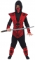 Ninja Costume Medium Red Black