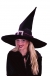 Witch Hat Blk Pleated Velour