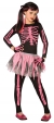 Skeleton Punk Pink Child 12-14