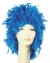 Feather Wig Light Blue