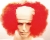 Bald Curly Clown Red