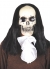 Goth Skull Dlx Mask W Hair