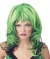 Wig Hard Rockin Witch Bk Green