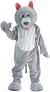 Wolf Mascot Grey Adult One Sz.