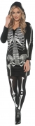 Skeletal Hoodie Dress Adult Sm