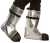 Astronaut Boot Tops Ad Silver