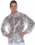 Silver Sequin Shirt Adult Xl