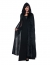 Hooded Cloak Black 55 Inches