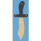 Pirate Knife Plastic Toy