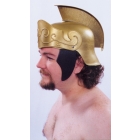 Roman Helmet Gold W Gold Crest