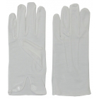 Gloves Cotton W Snap White