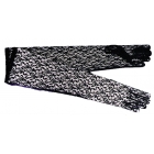 Gloves Black Lace Elbow
