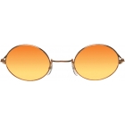 Glasses John Gold Orange Yello
