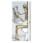 Skeleton Restroom Door Cover