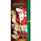 Santa Restroom Door Cover