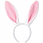Bunny Ears White W Pink Lining