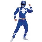 Boy's Blue Ranger Classic Muscle Costume