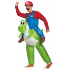 Mario Riding Yoshi Adult 42-46