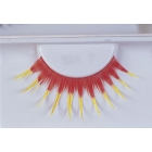 Eyelashes Red With Yellow