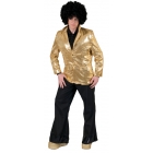 Disco Jacket Gold Adult Lg