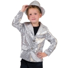 Disco Jacket Silver Child Med