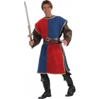 Medieval Tabard Adult Red Blue
