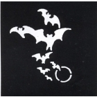 Stencil Bats Moon Stainless